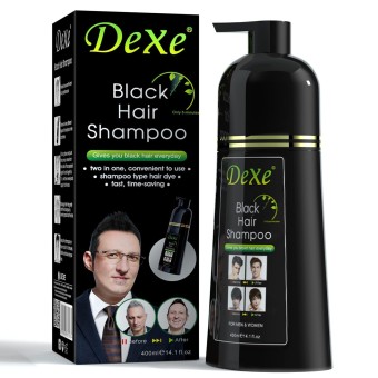 Dexe Hair Color Shampoo 400 ml Brown, Black hair Shampoo